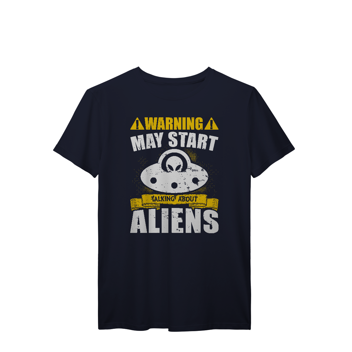 Camisa T-Shirt Prime Warning May Start Talking About Aliens