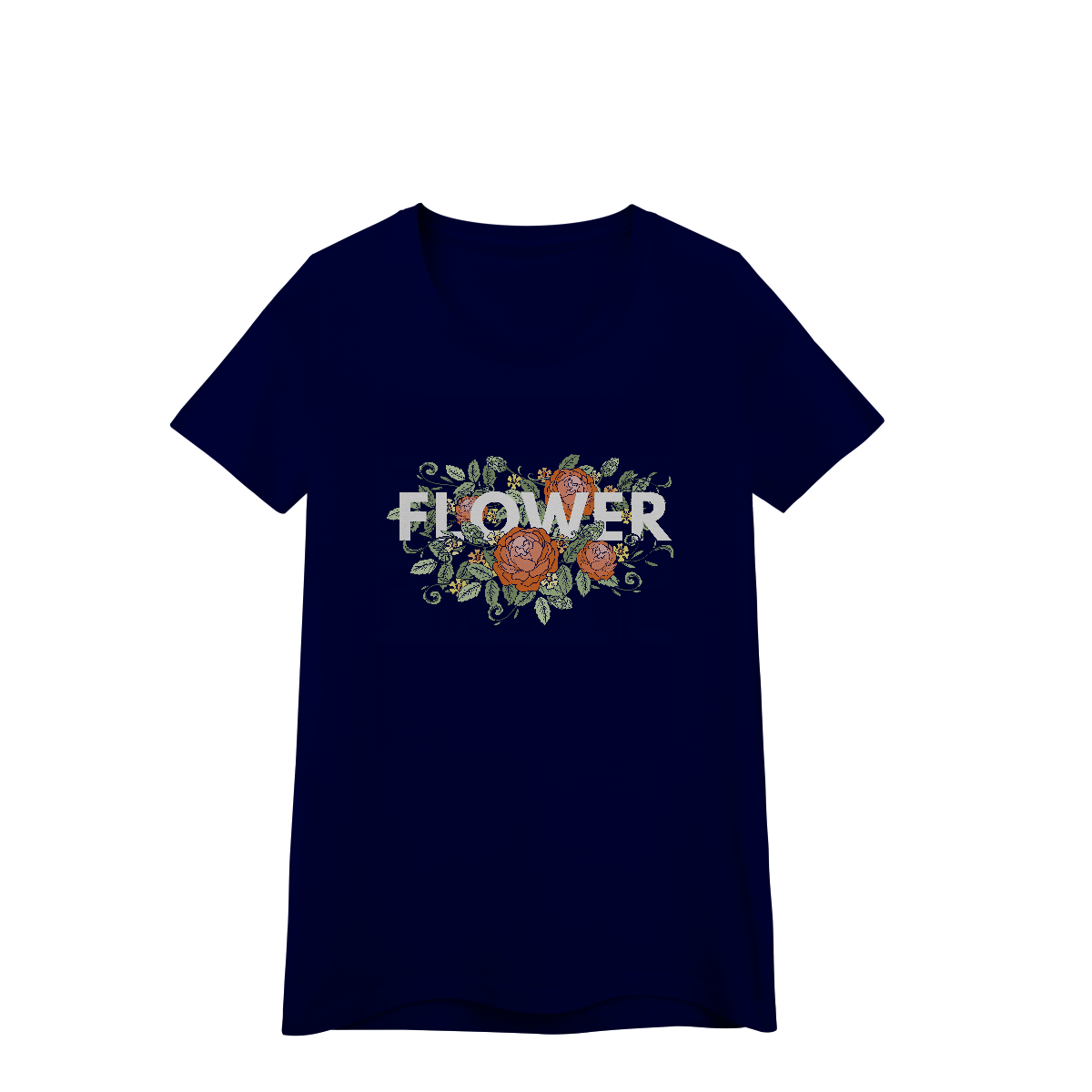 Camisa Baby Look Quality Flower