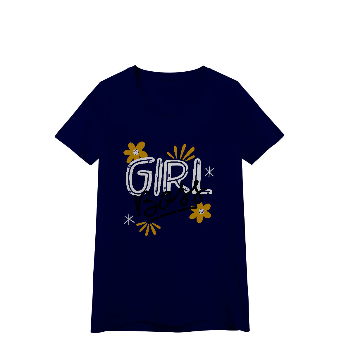 Camisa Baby Look Quality Girl Boss