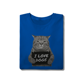 Camisa T-Shirt Quality I Love Dogs