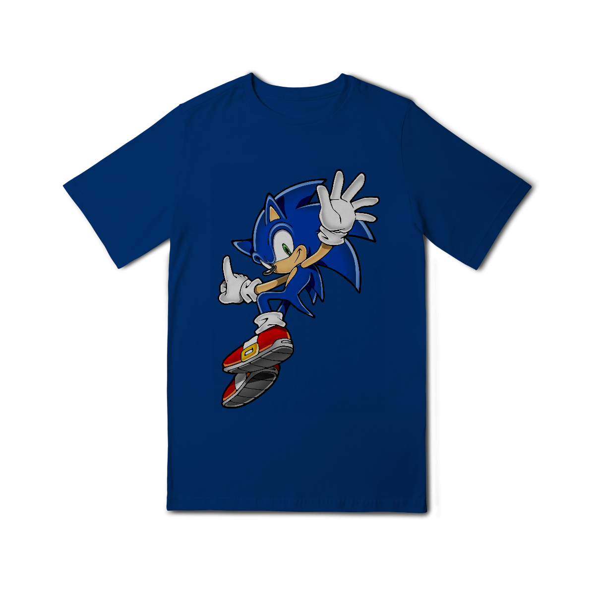 Camisa Quality Infantil (10 a 14) Sonic