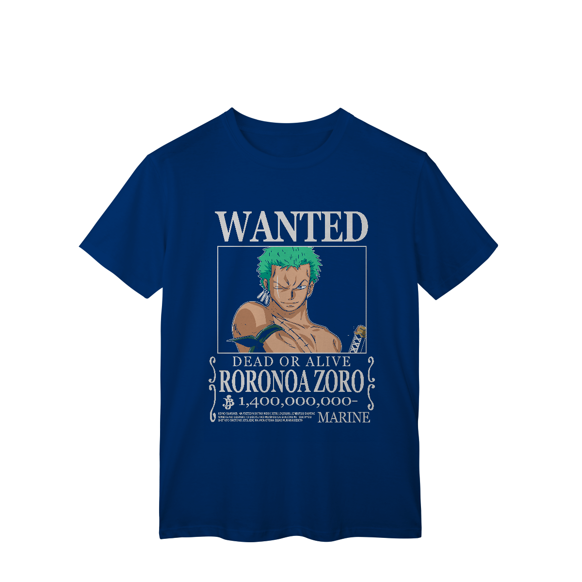 Camisa T-Shirt Classic Wanted Roronoa Zoro