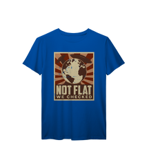 Camisa T-Shirt Prime Not Flat We Checked Aliens