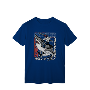 Camisa T-Shirt Classic Chainsaw Man Denji Homem-Motosserra