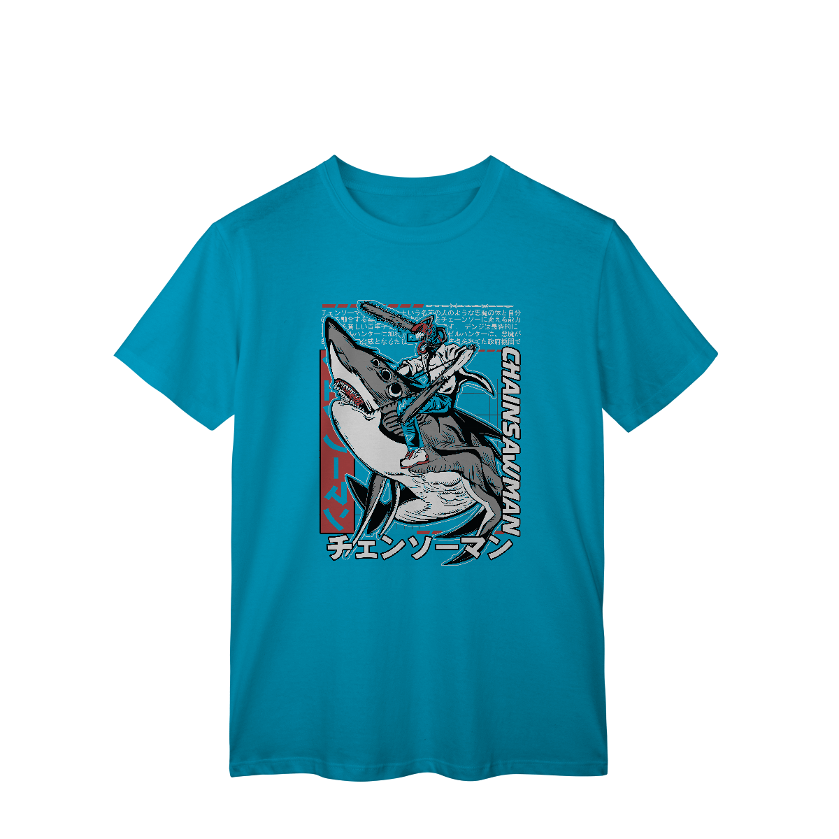 Camisa T-Shirt Classic Chainsaw Man Denji Homem-Motosserra