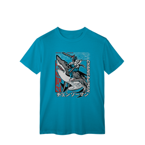 Camisa T-Shirt Classic Chainsaw Man Denji Homem-Motosserra