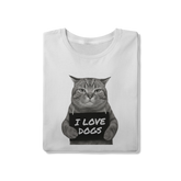 Camisa T-Shirt Quality I Love Dogs