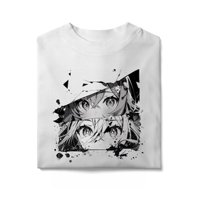 Camisa Oversized Rostos Anime