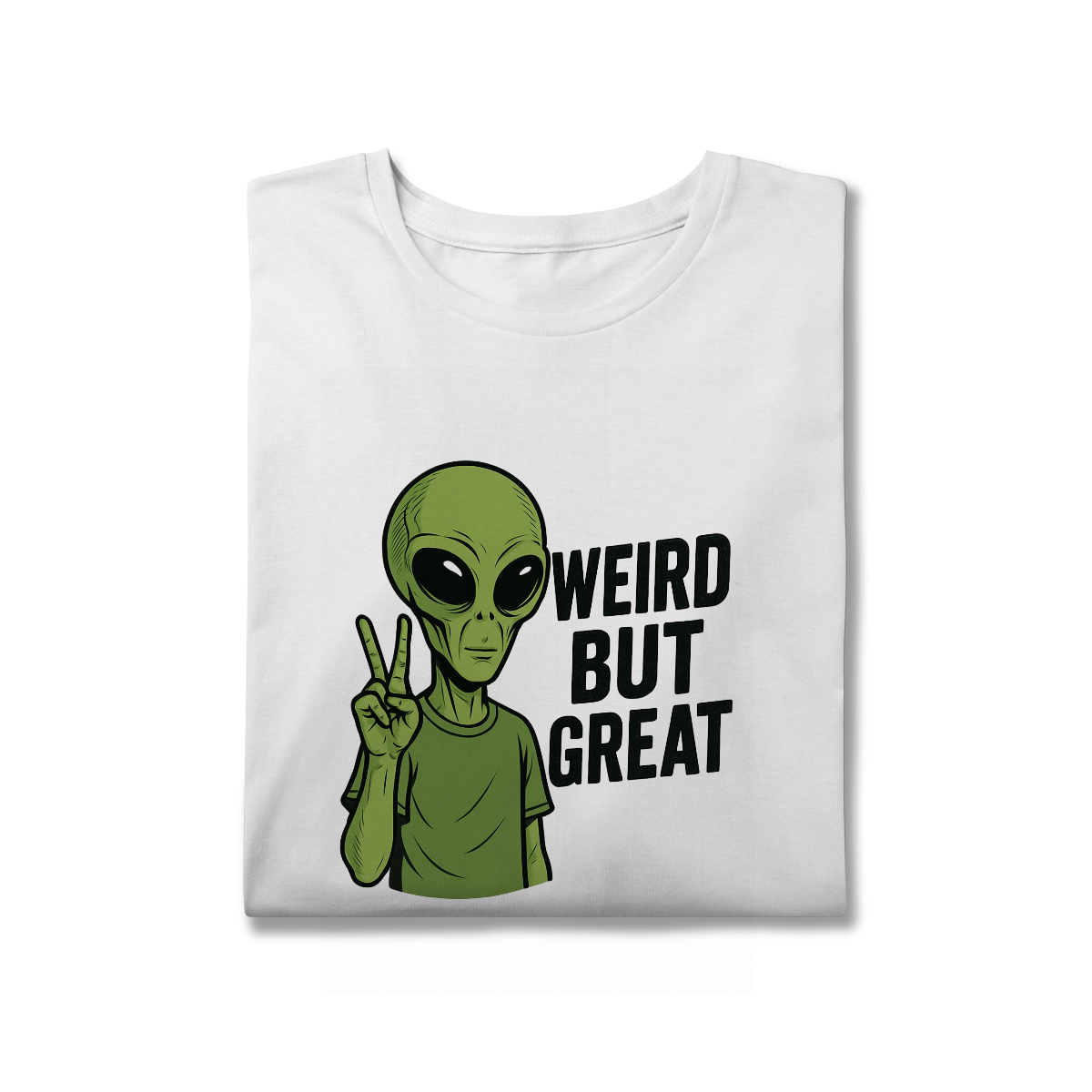 Camisa T-Shirt Plus Size Weird But Great