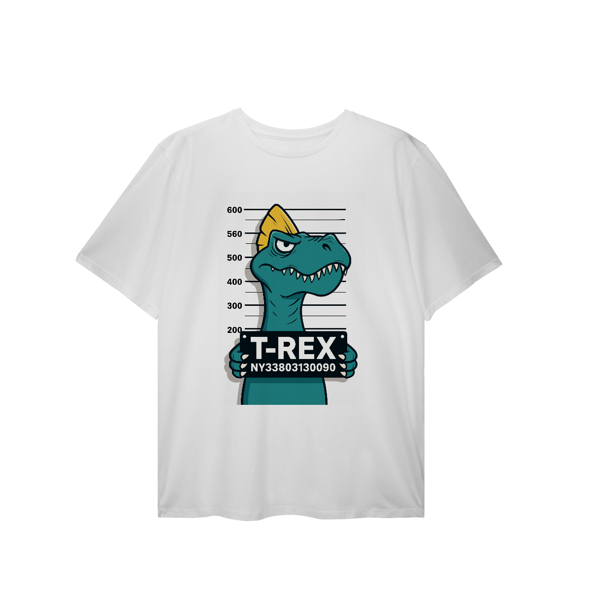 Camisa T-Shirt Plus Size T-Rex Fora da Lei