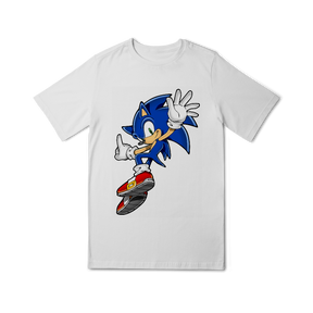 Camisa Quality Infantil (10 a 14) Sonic