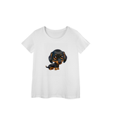 Baby Look Prime Cachorrinho Salsicha 100% Algodão