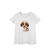 Camisa Baby Look Prime Cachorrinho Fofo