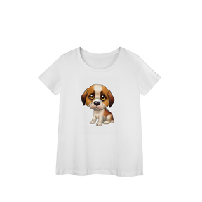 Camisa Baby Look Prime Cachorrinho Fofo