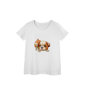 Camisa Baby Look Prime Bulldog Fofinho