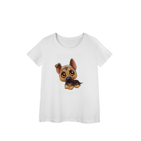 Baby Look Prime filhotinho de Pastor Alemão