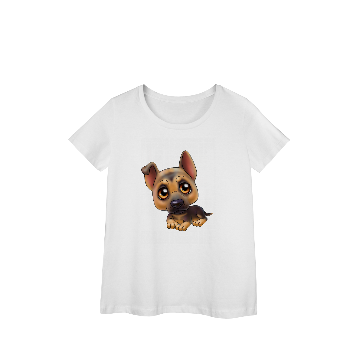 Baby Look Prime filhotinho de Pastor Alemão