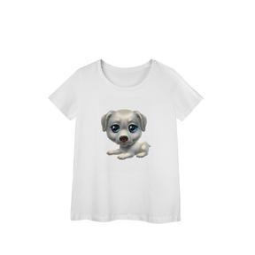 Camisa Baby Look Prime Cachorrinho Mimoso