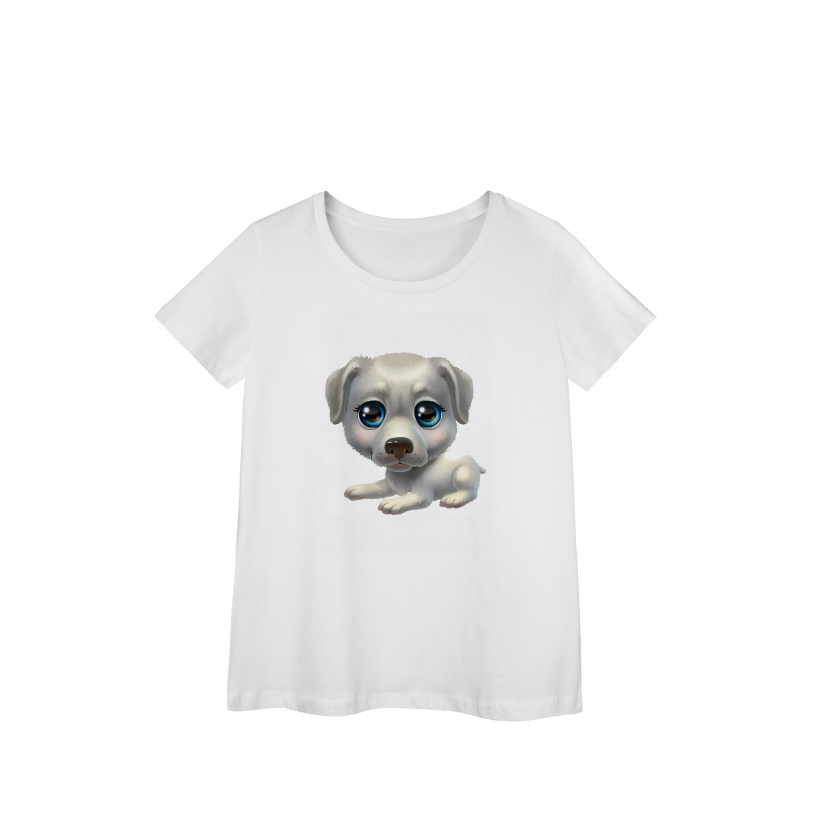 Camisa Baby Look Prime Cachorrinho Mimoso