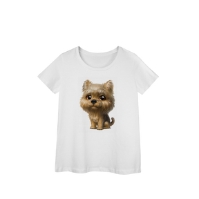Camisa Baby Look Prime Cachorrinho Mimoso