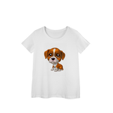 Camisa Baby Look Prime Cachorrinho triste