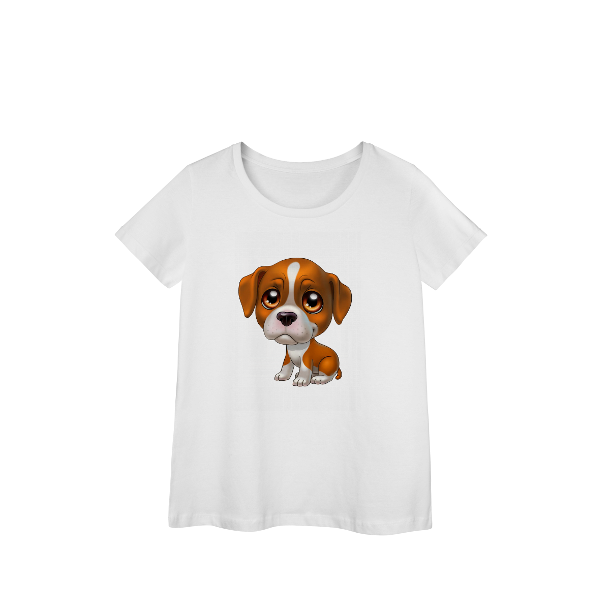 Camisa Baby Look Prime Cachorrinho triste