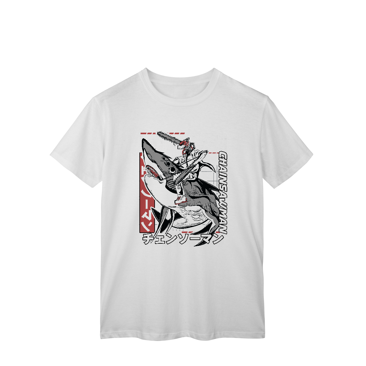 Camisa T-Shirt Classic Chainsaw Man Denji Homem-Motosserra