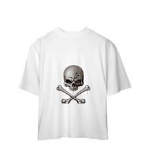 Camiseta Oversized Caveira Sombria