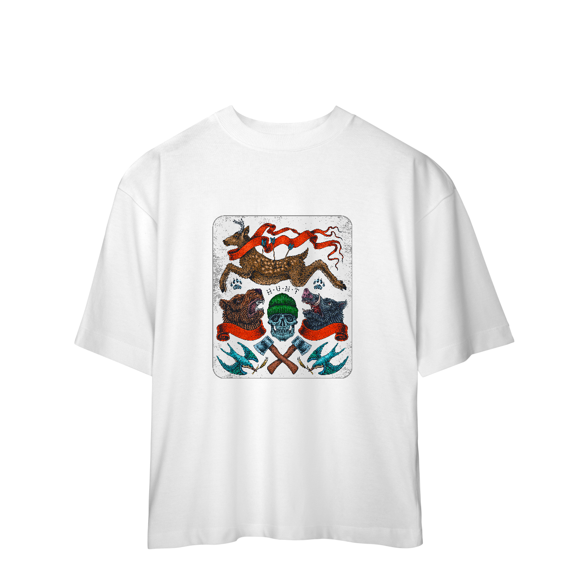 Camiseta Oversized Happy night