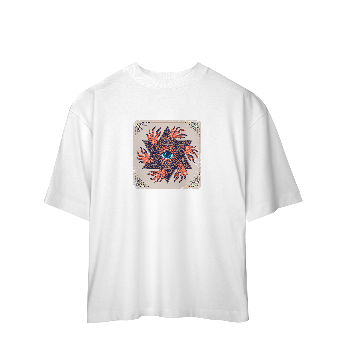Camiseta Oversized Estrela de Davi