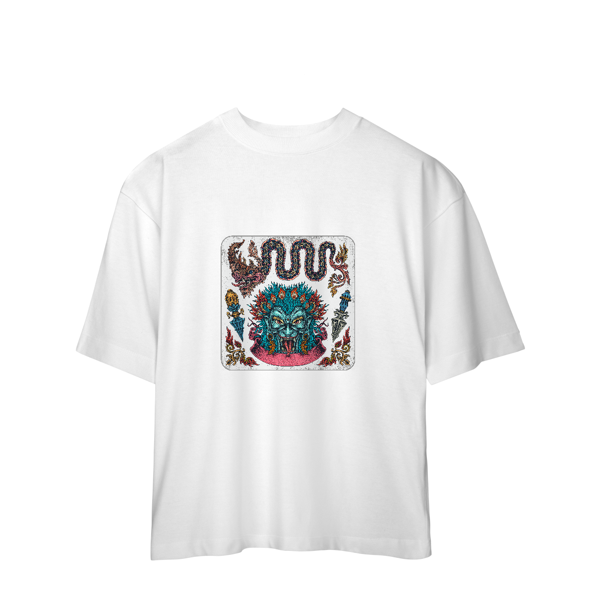 Camiseta Oversized Chinese Dragon