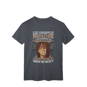 Camisa T-Shirt Classic Eren & Titan – Dualidade, Fúria e Liberdade