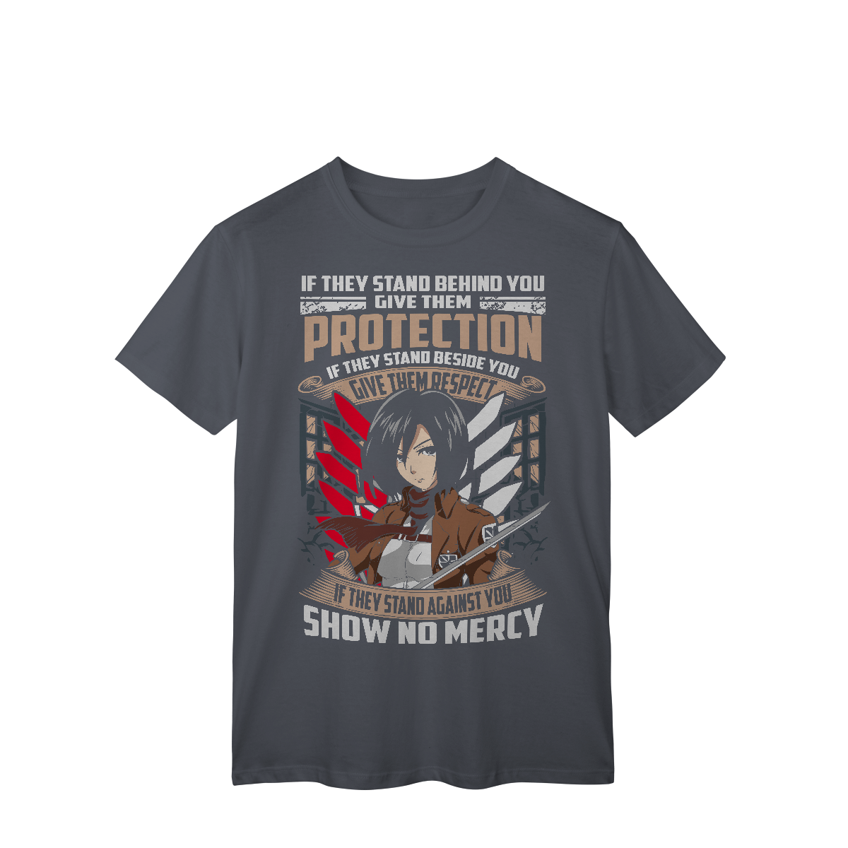 Camisa T-Shirt Classic Mikasa Ackerman Shingeki no Kyojin