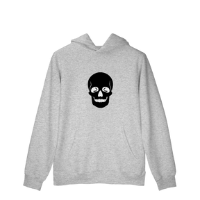 Casaco Moletom Quality Canguru Caveira Preta