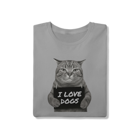 Camisa T-Shirt Quality I Love Dogs