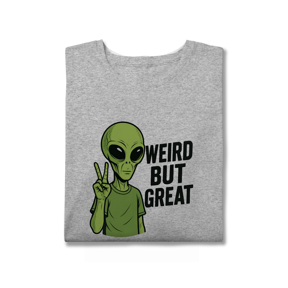 Camisa T-Shirt Plus Size Weird But Great