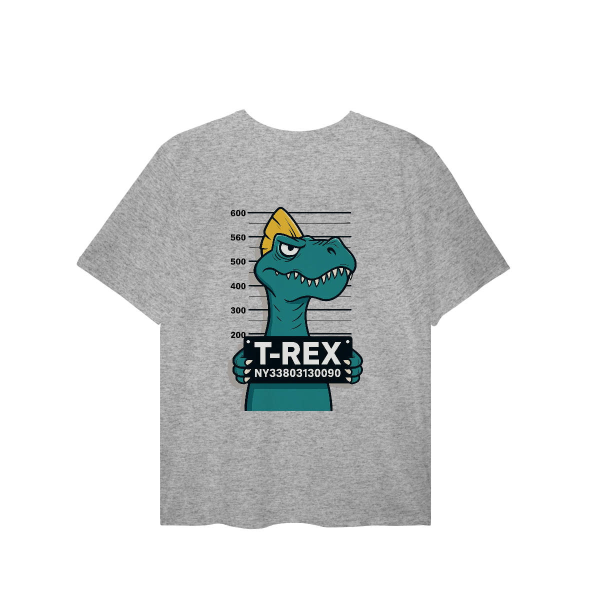 Camisa T-Shirt Plus Size T-Rex Fora da Lei