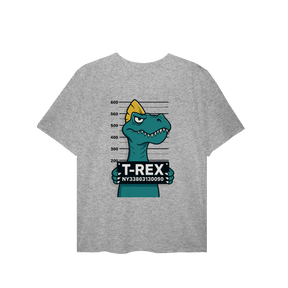 Camisa T-Shirt Plus Size T-Rex Fora da Lei