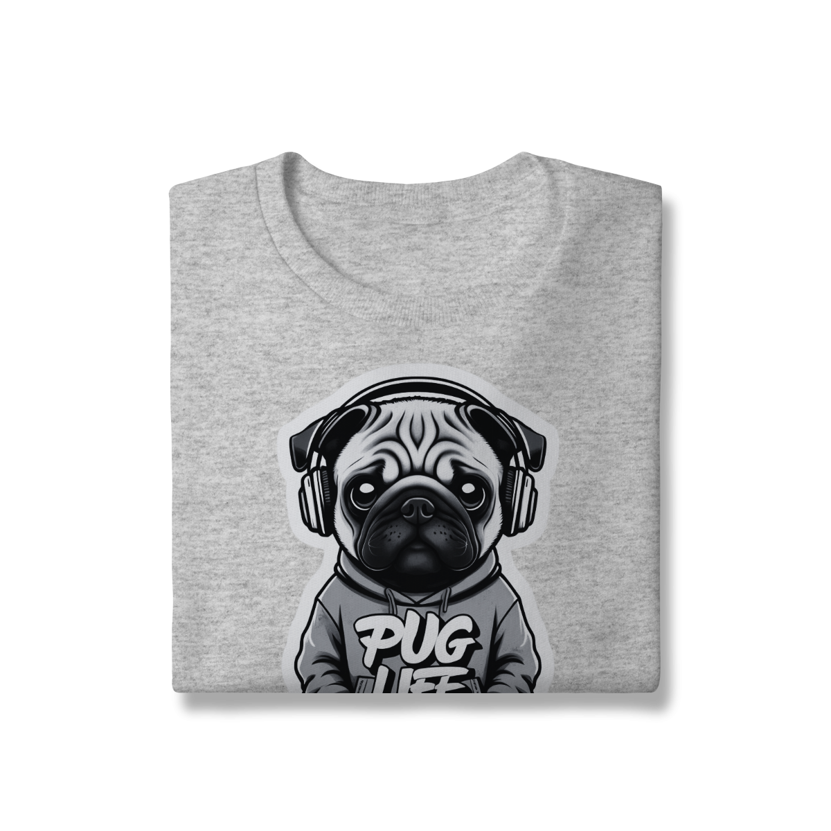 Moletom Quality Fechado Pug Life