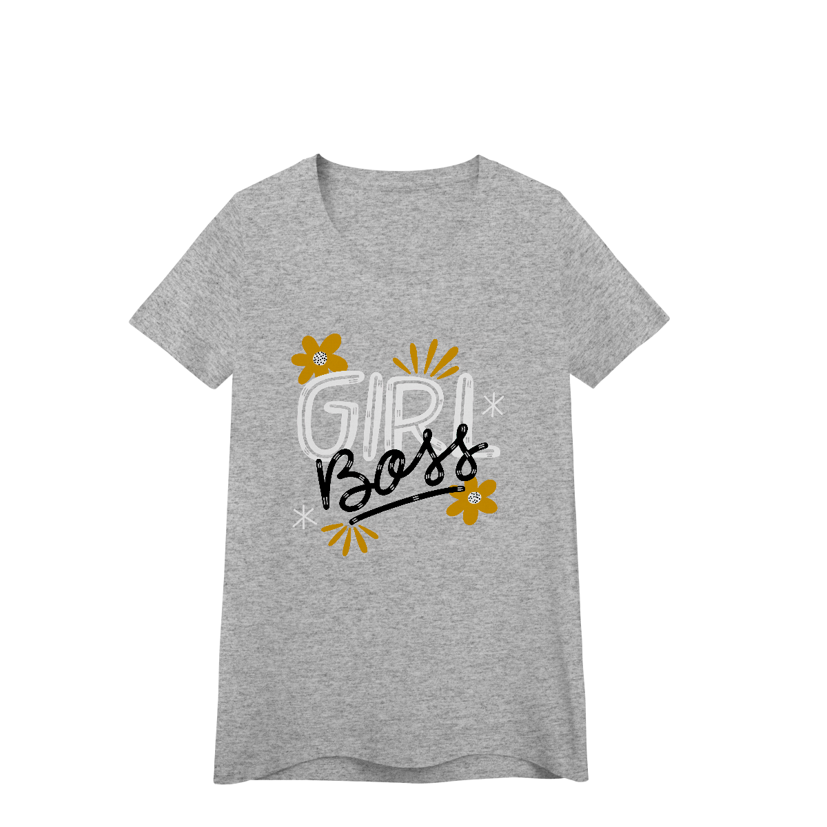 Camisa Baby Look Quality Girl Boss