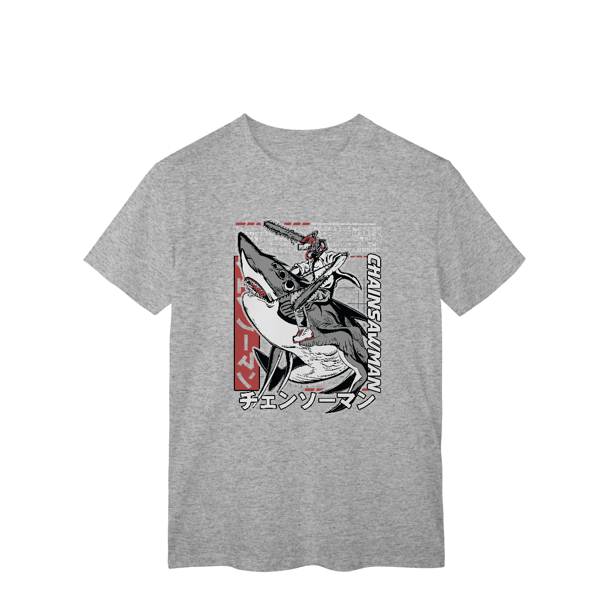 Camisa T-Shirt Classic Chainsaw Man Denji Homem-Motosserra