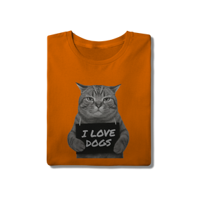 Camisa T-Shirt Quality I Love Dogs
