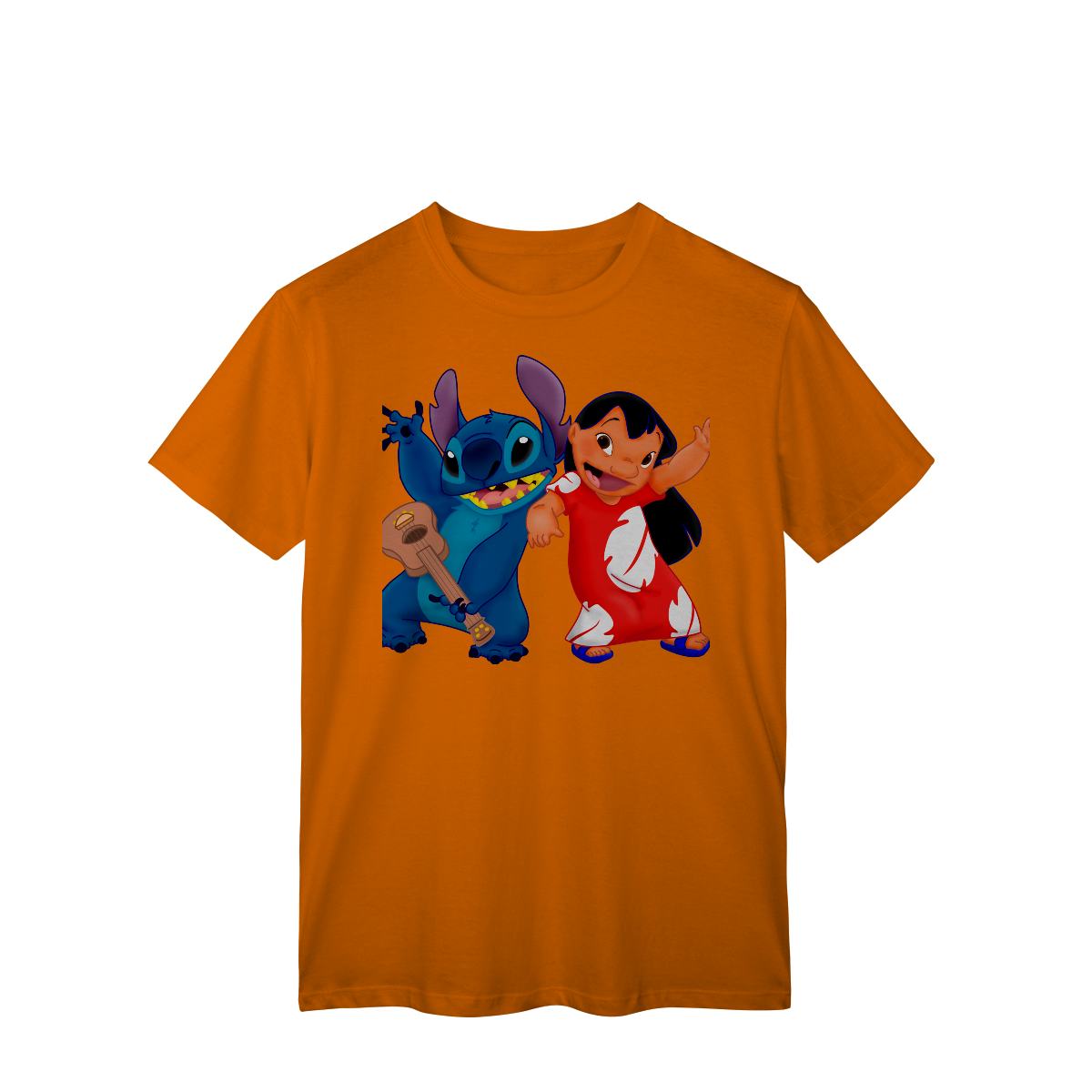 Camisa T-Shirt Classic Lilo e stitch Music