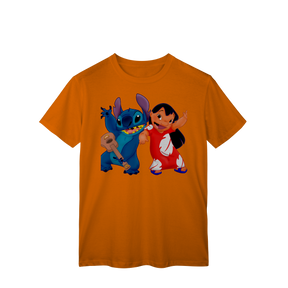 Camisa T-Shirt Classic Lilo e stitch Music