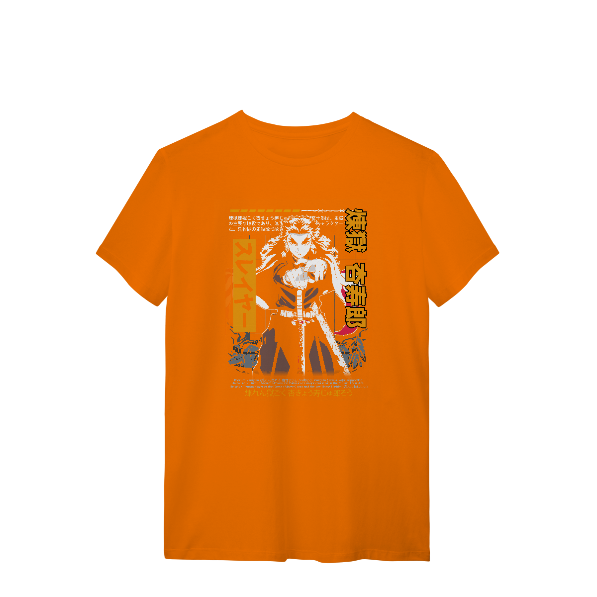 Camisa T-Shirt Quality Rengoku Damon Slayer