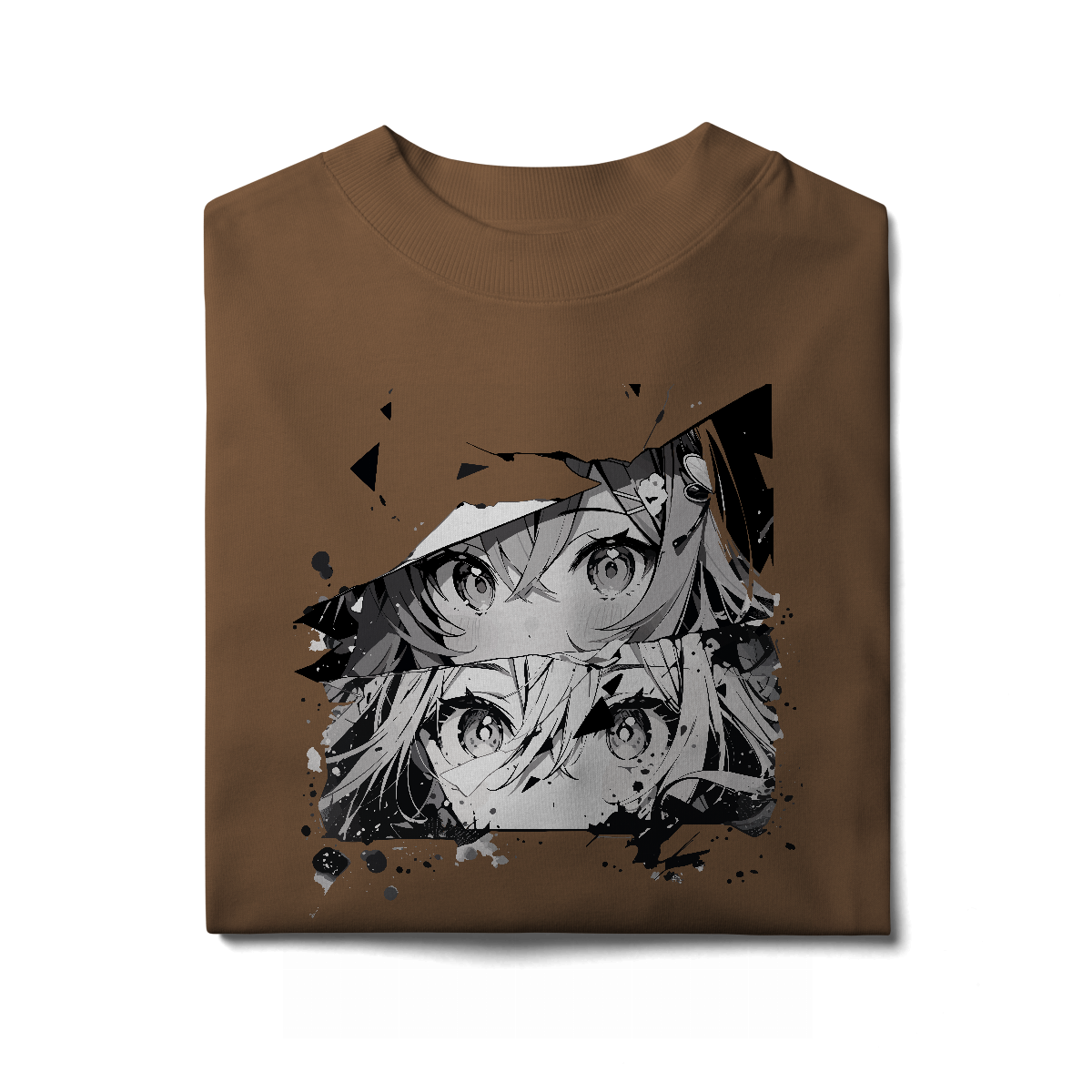 Camisa Oversized Rostos Anime