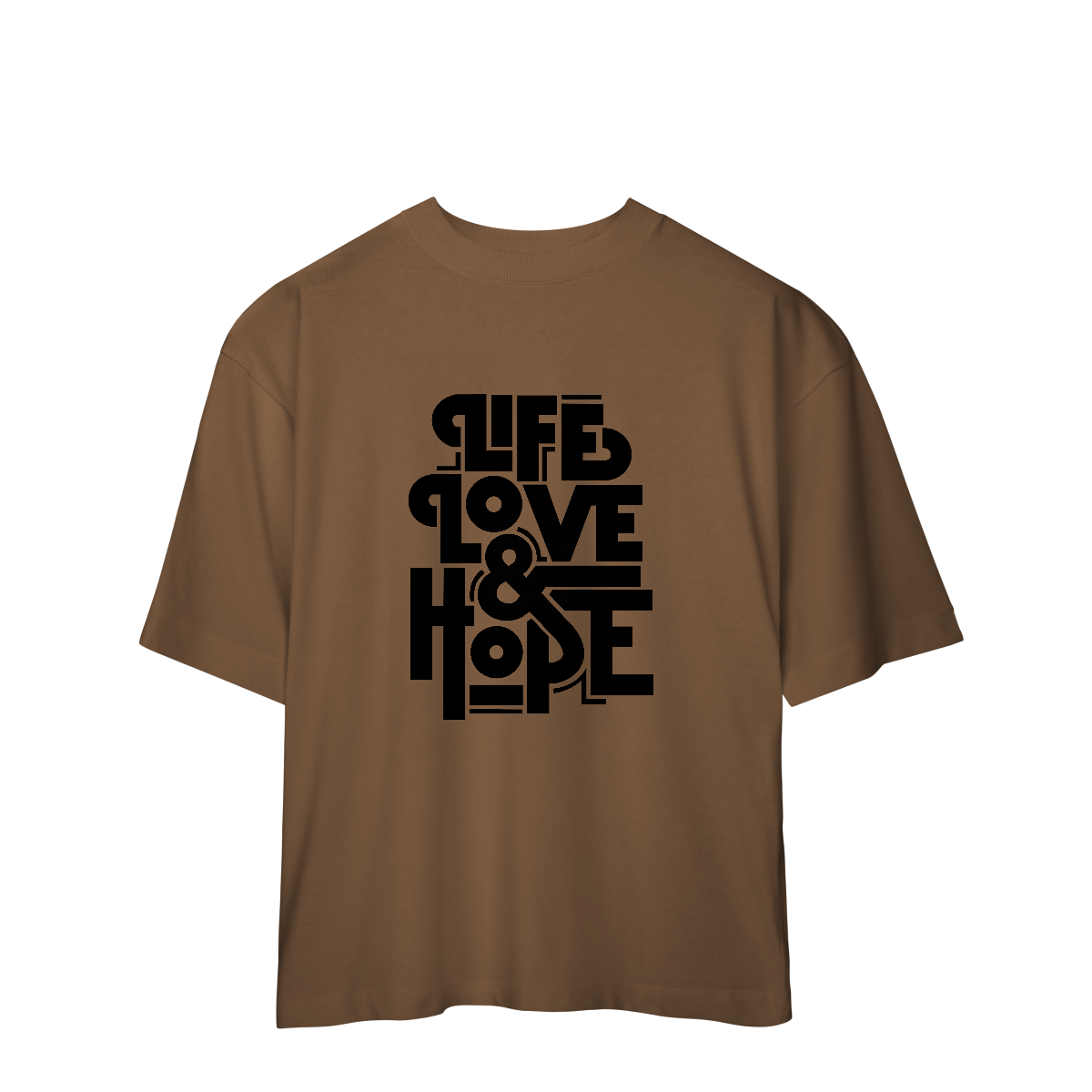 Camisa Oversized Life Love & Hope