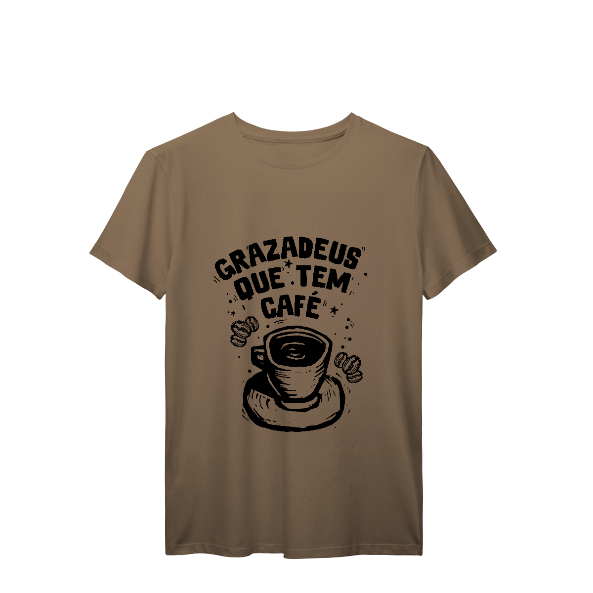 Camisa T-Shirt Prime Grazadeus que tem café