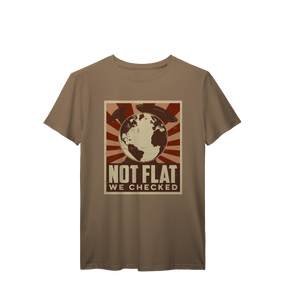 Camisa T-Shirt Prime Not Flat We Checked Aliens