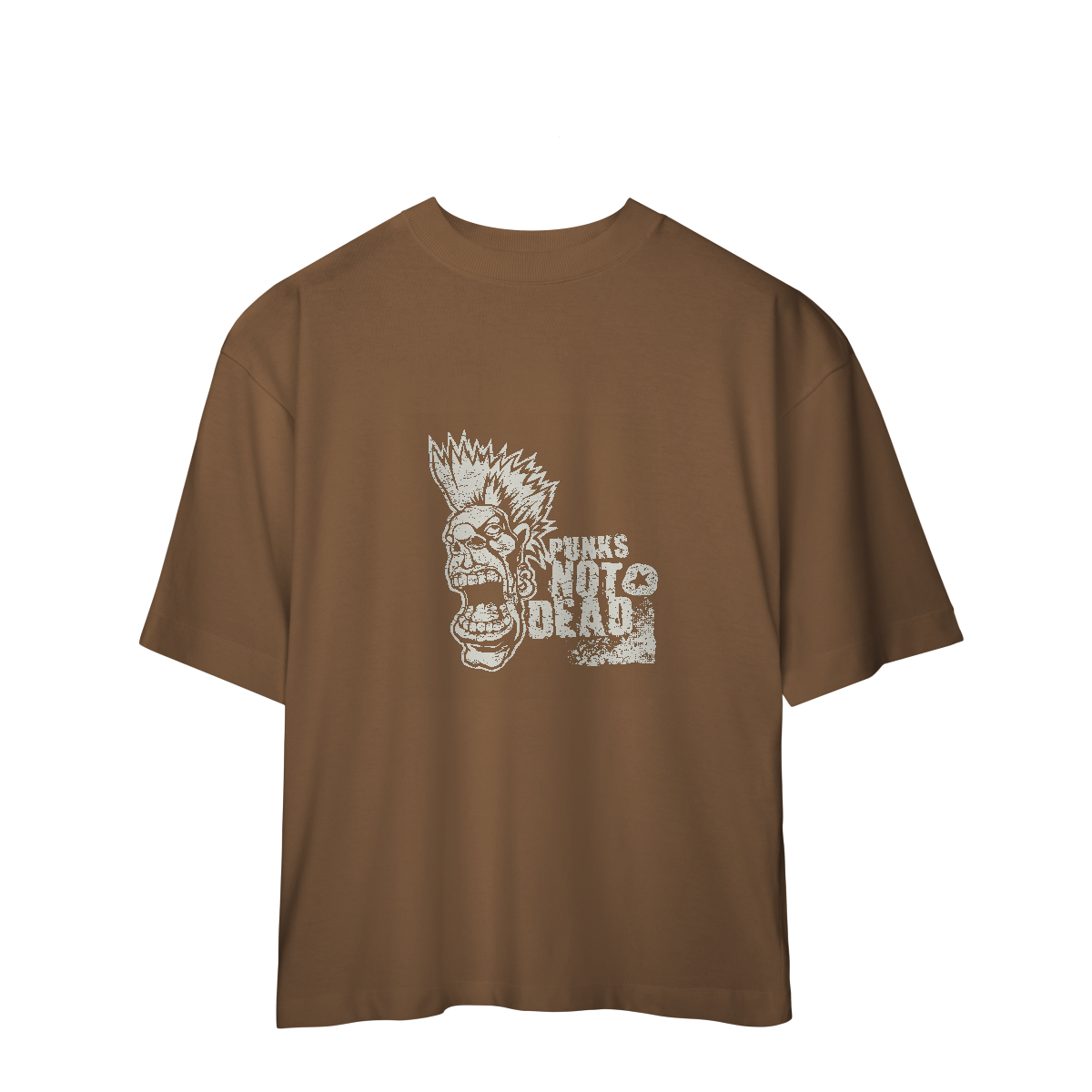 Camiseta Oversized Punk Not Dead